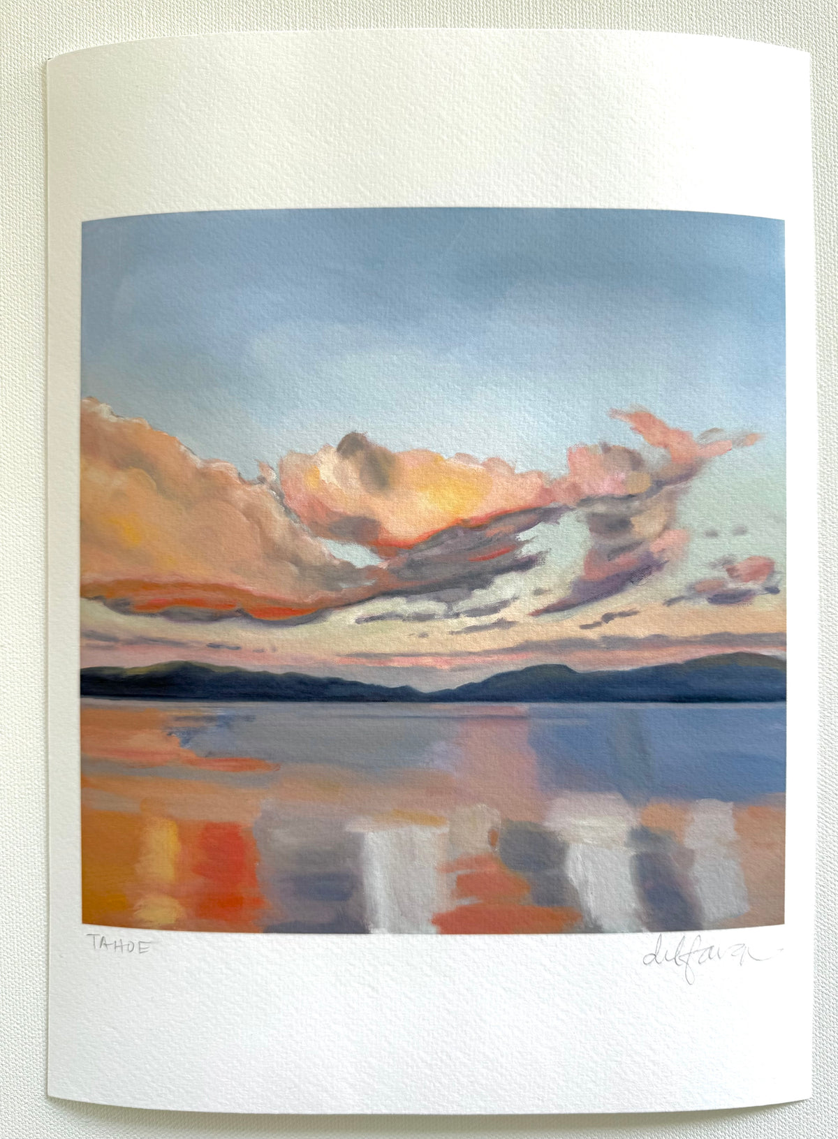 Tahoe Blush Print