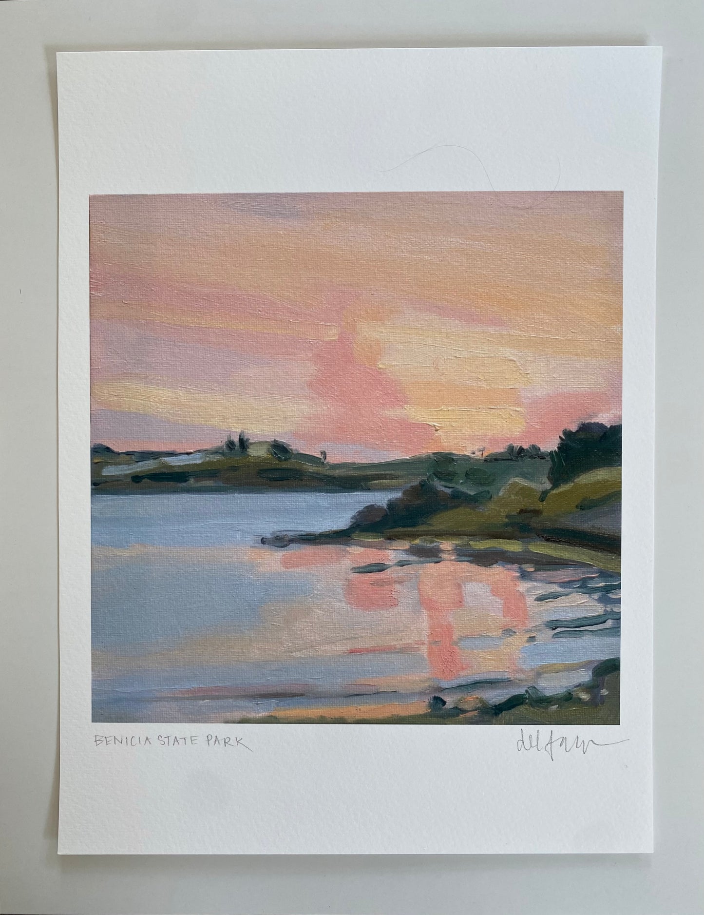 Pink Marsh Print