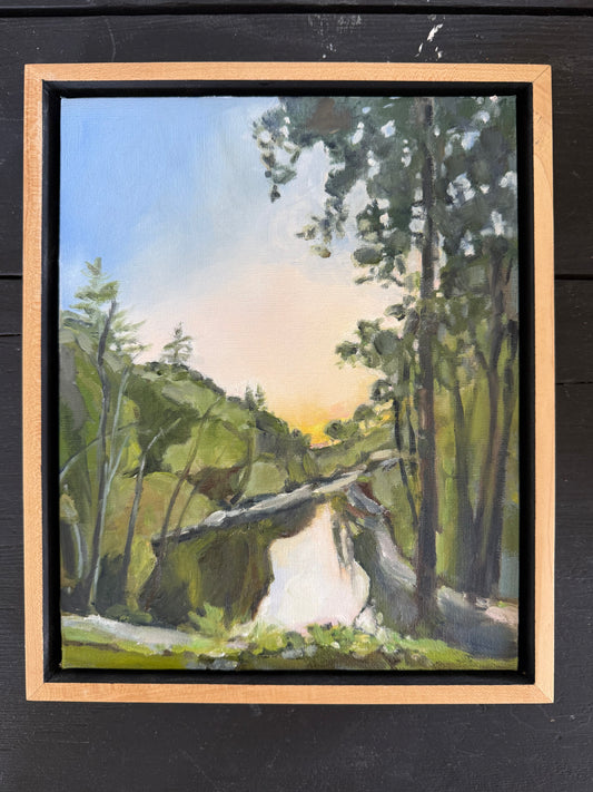 Sunlit River Bend
